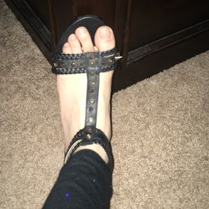 Gladiator spiked sandals
